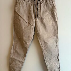Old Navy Men's Modern Joggers twill gray drawstring size medium, never worn NWOT
